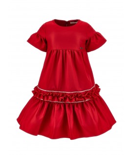 Rochie CHIC Bows-Red